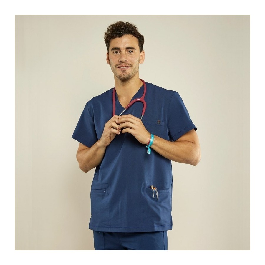 ⭐ CASACA HOMBRE ANTIBACTERIANA | Azules de Vergara