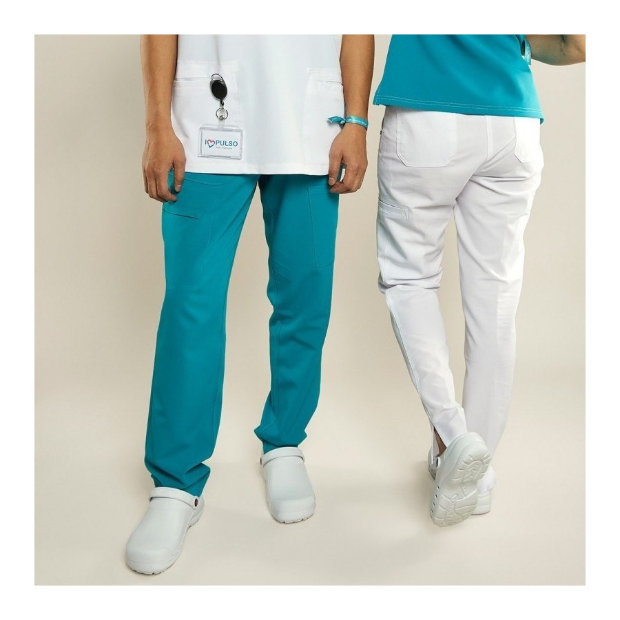 ⭐ PANTALÓN SANITARIO HOMBRE MULTIBOLSILLO | Azules de Vergara