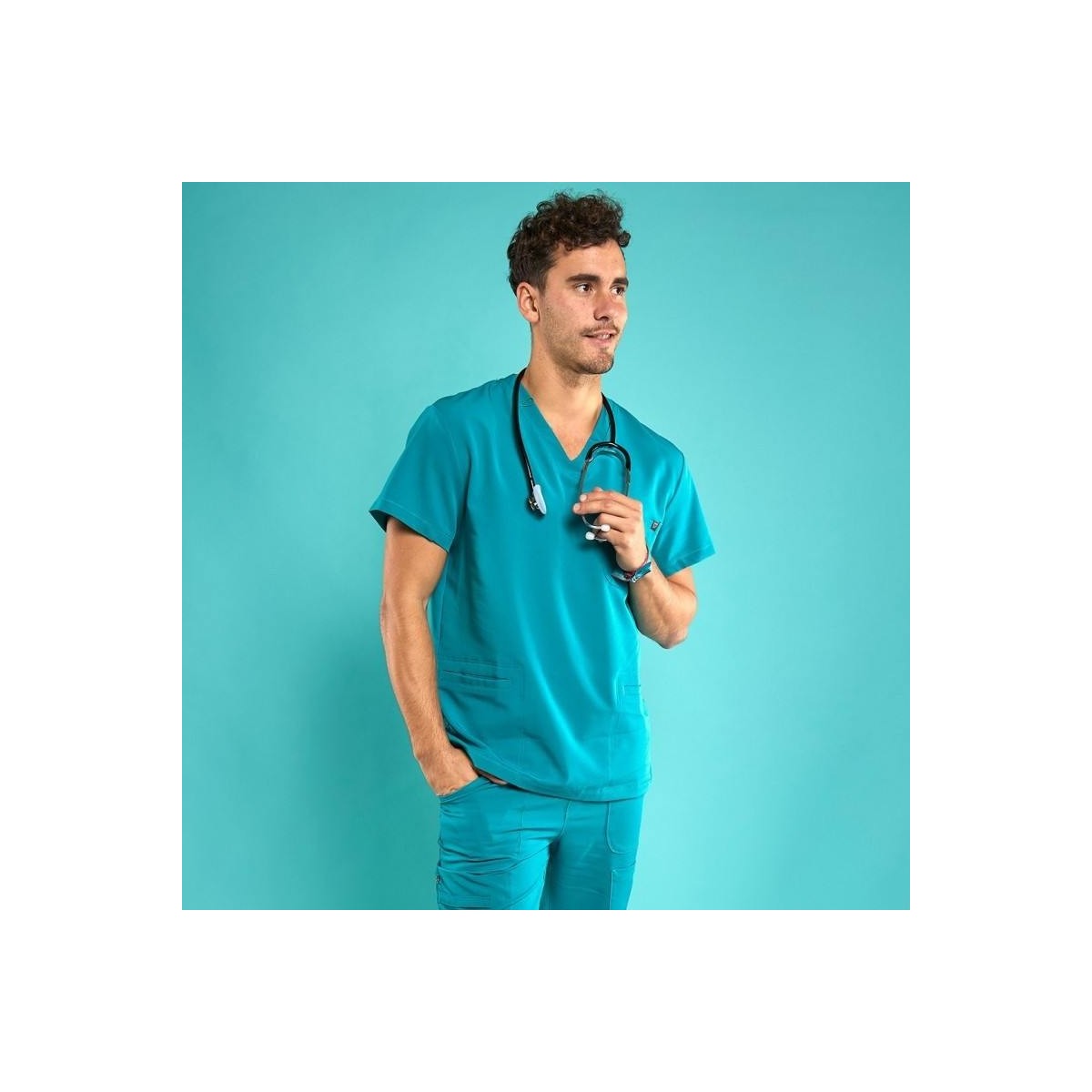 CASACA HOMBRE STRETCH ANTIBACTERIANA