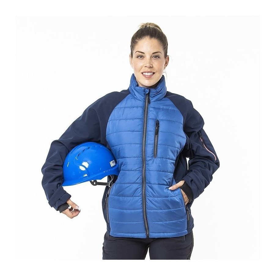 ⭐ CHAQUETA UNISEX SOFTSHELL ACOLCHADA | Azules de Vergara