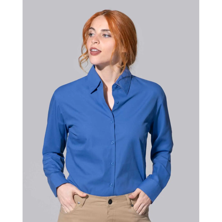 CAMISA MANGA LARGA OXFORD MUJER