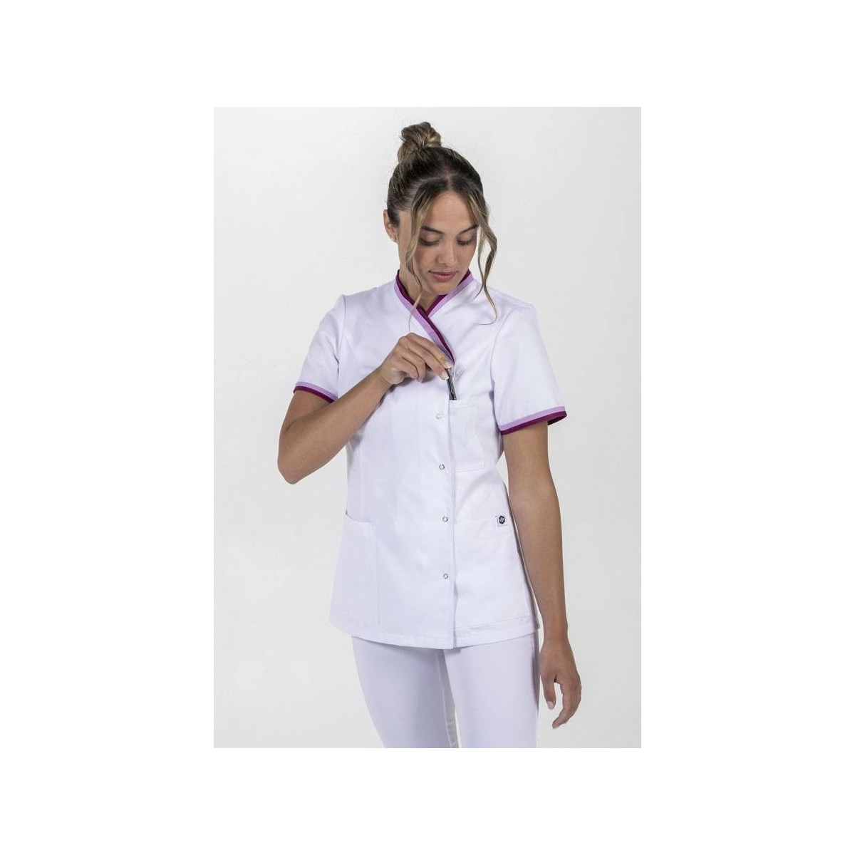 CHAQUETA FEMENINA CRUZADA PROFESIONAL MULTICOLOR