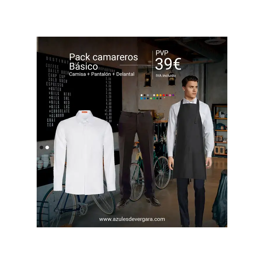 PACK CAMARERO BÁSICO CHICO