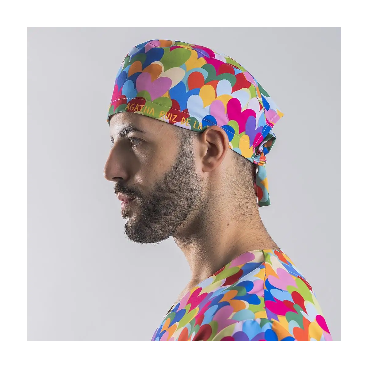GORRO TIRAS CORAZON MULTICOLOR AGATHA
