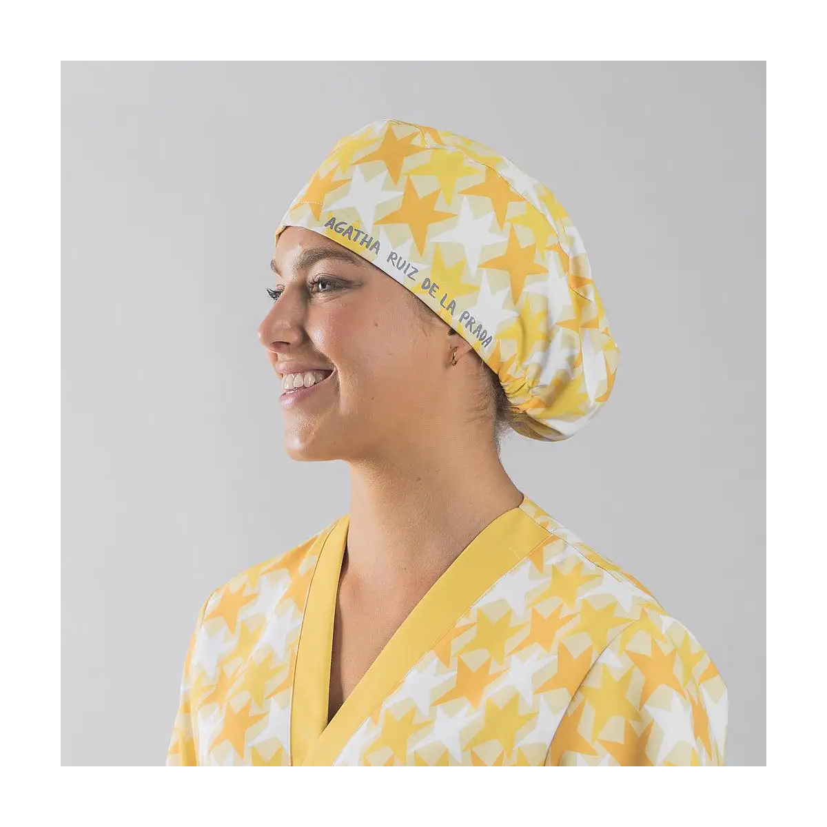 GORRO GOMA COMETA AMARILLO AGATHA