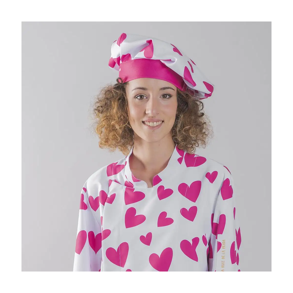 GORRO GRAN CHEF CORAZÓN ROSA AGATHA