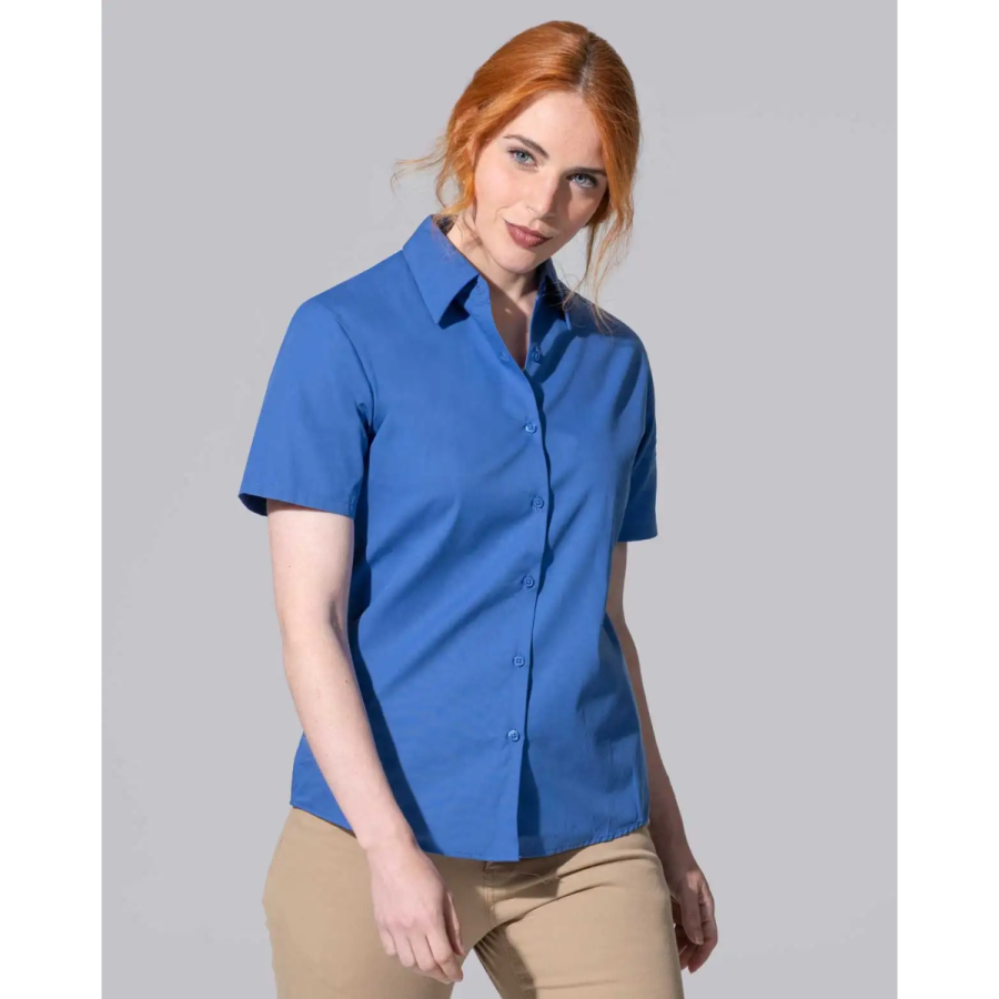 CAMISA MANGA CORTA OXFORD MUJER