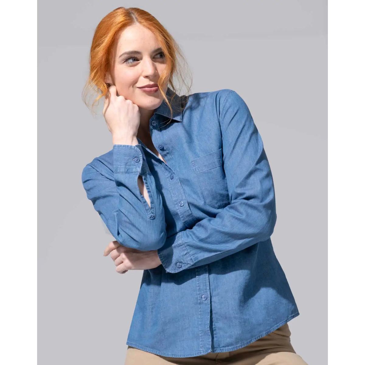 CAMISA VAQUERA DE MUJER 100% ALGODÓN