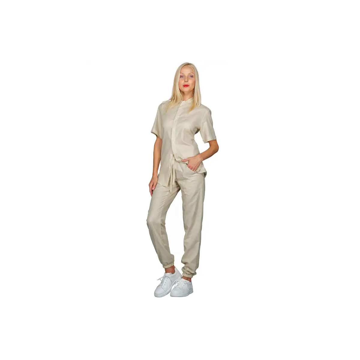 PANTALÓN JOGGER ALGODÓN LINO