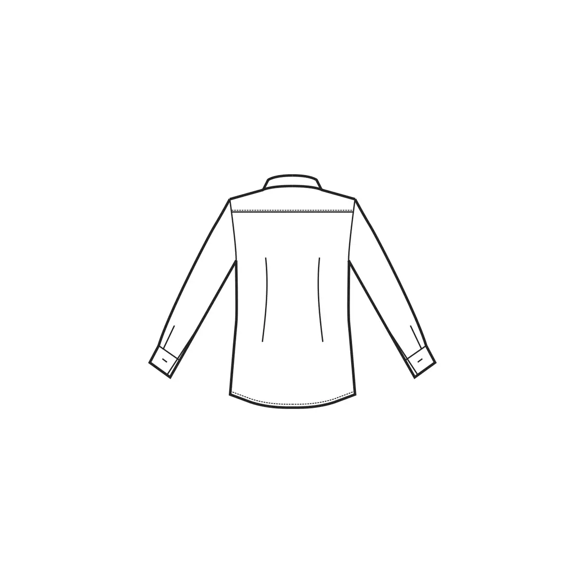 CAMISA M/L ALGODÓN LINO CUELLO MAO