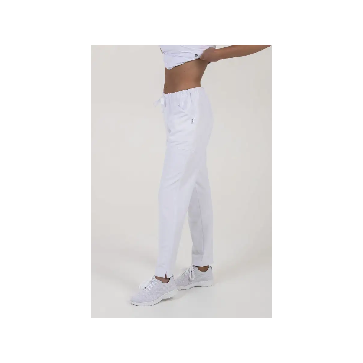 PANTALÓN MICROFIBRA CON CINTA EN CINTURA