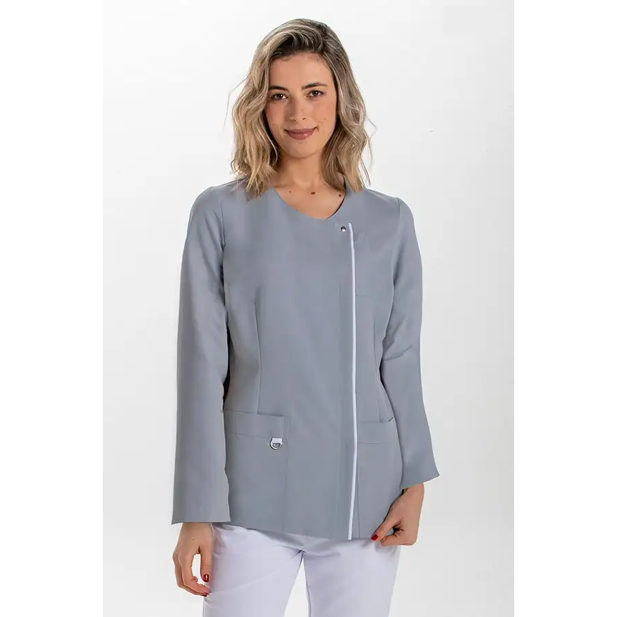 CHAQUETA SANITARIA MUJER M/L MICROFIBRA