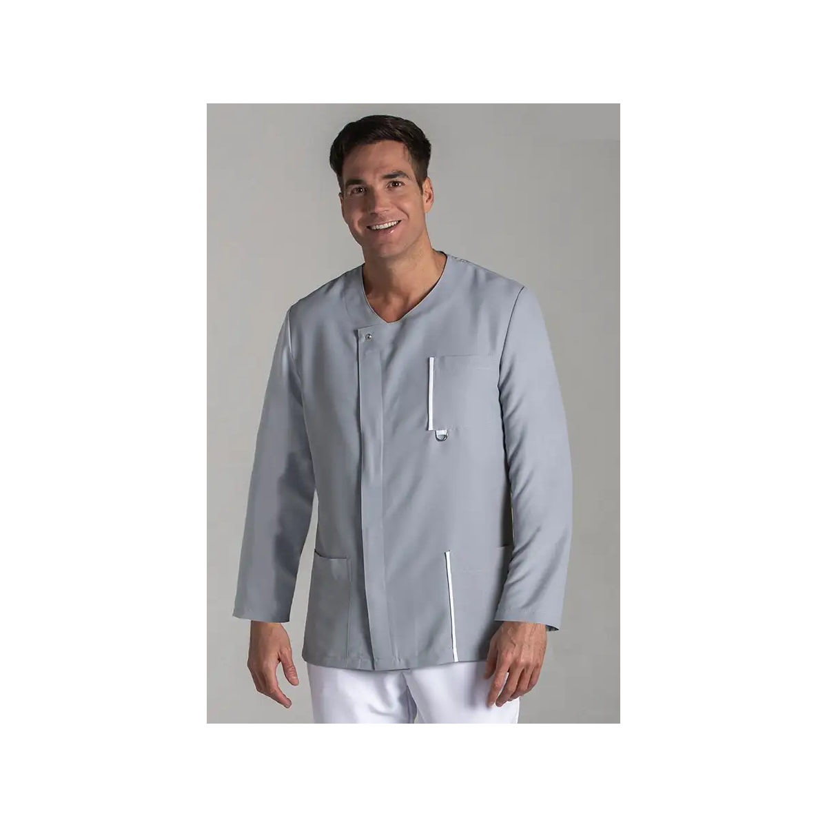 CHAQUETA SANITARIA M/L MICROFIBRA