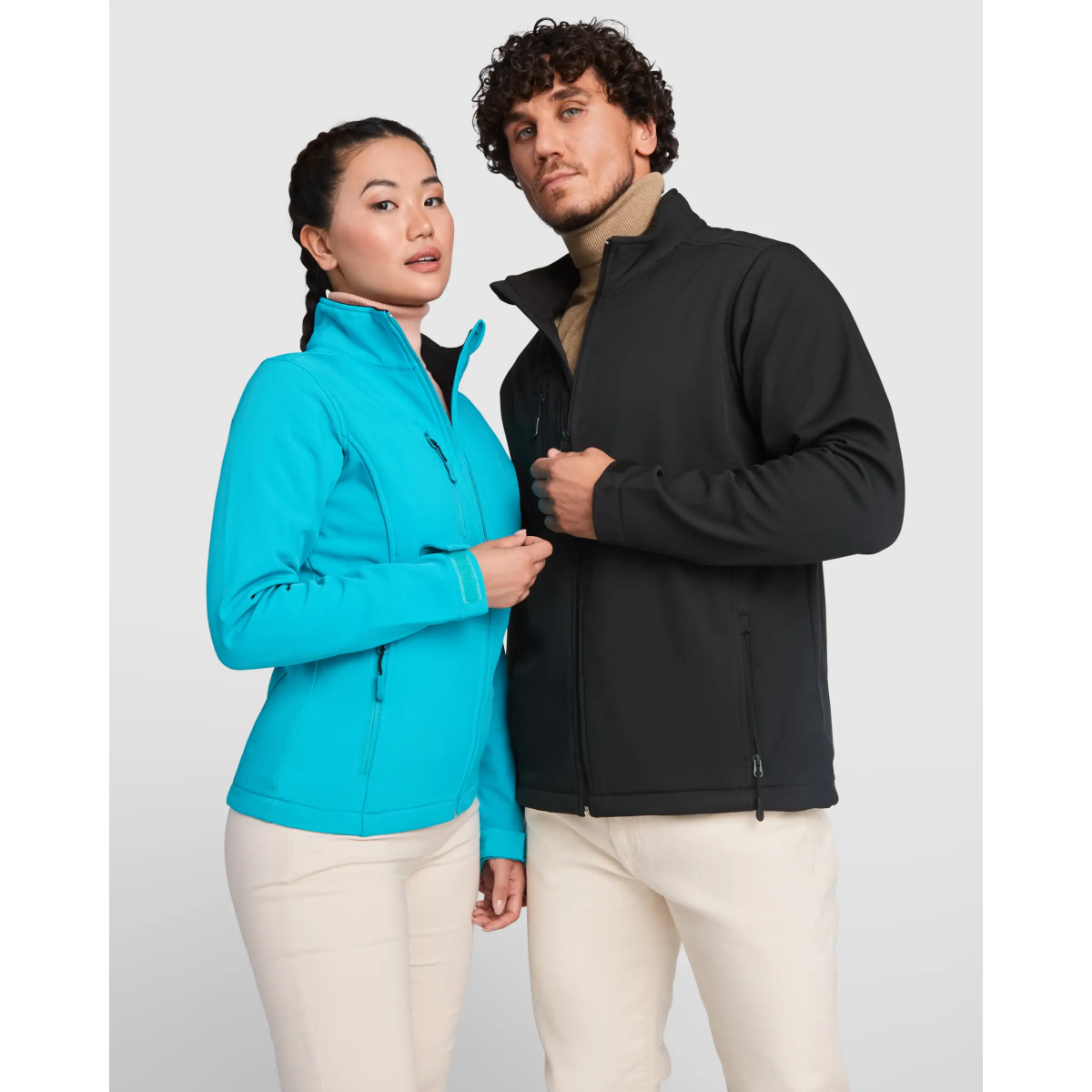 SOFTSHELL MUJER CON FORRO MICROPOLAR