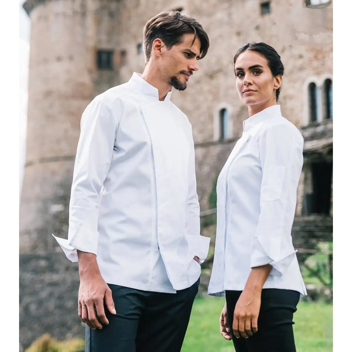 CHAQUETA COCINA SLIM FIT