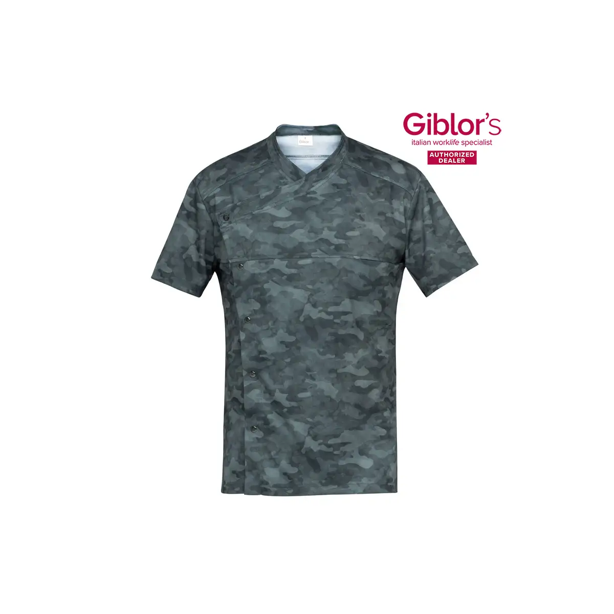 CHAQUETA COCINA CAMUFLAJE TRANSPIRABLE