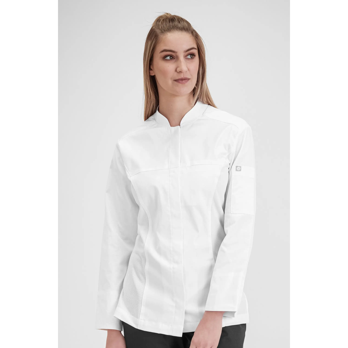 CHAQUETA BLANCA DE COCINA MUJER