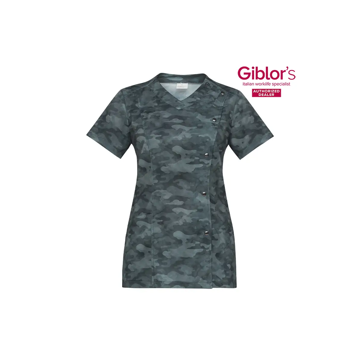 CHAQUETA COCINA CAMUFLAJE MUJER TRANSPIRABLE