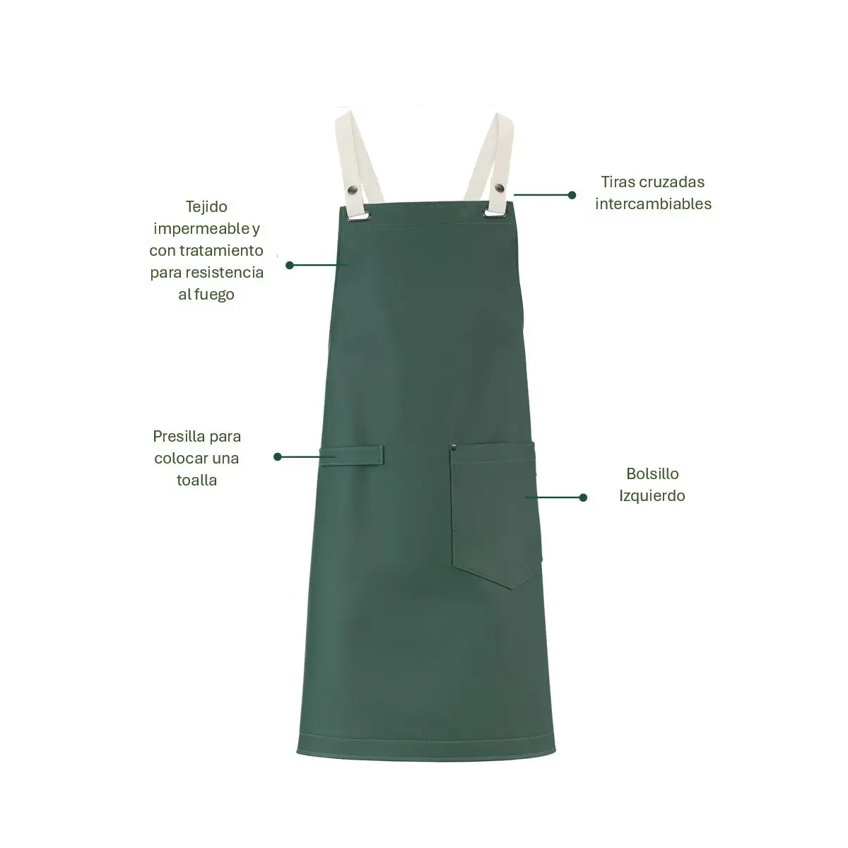 DELANTAL ECO-PIEL