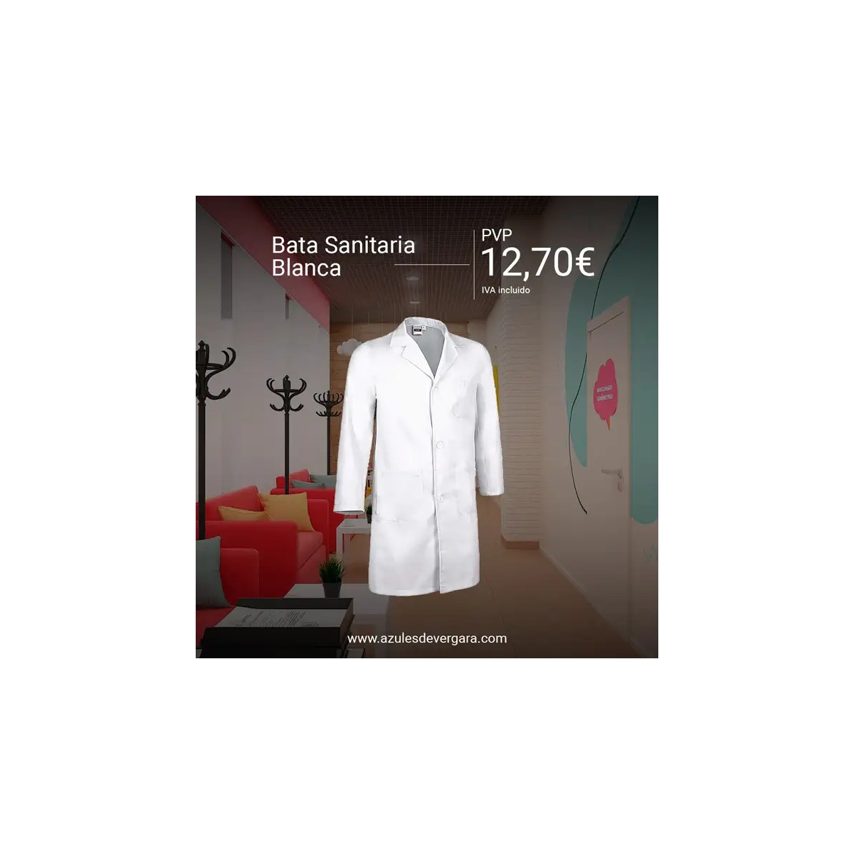 PACK BATA LABORATORIO BLANCA