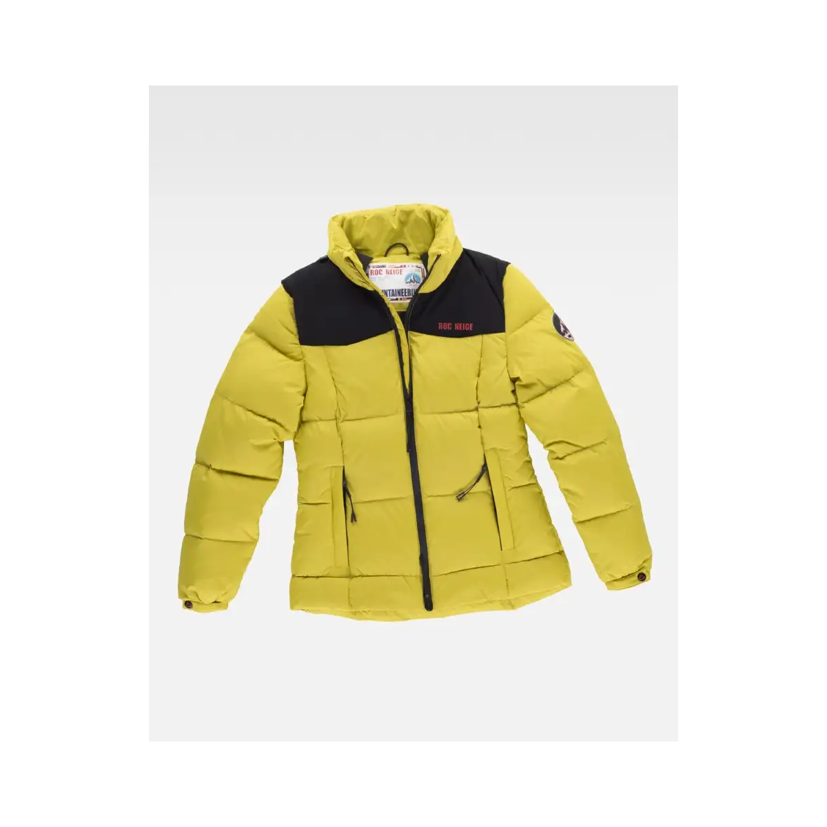 PARKA DE MUJER CON CAPUCHA Y RELLENO DE PLUMAS