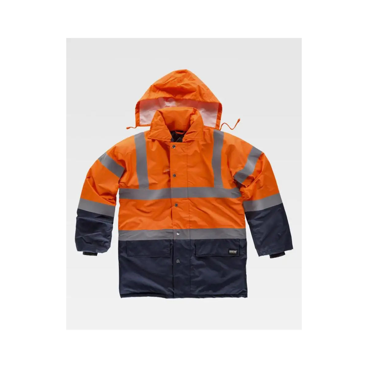 PARKA BICOLOR ALTA VISIBILIDAD IMPERMEABLE