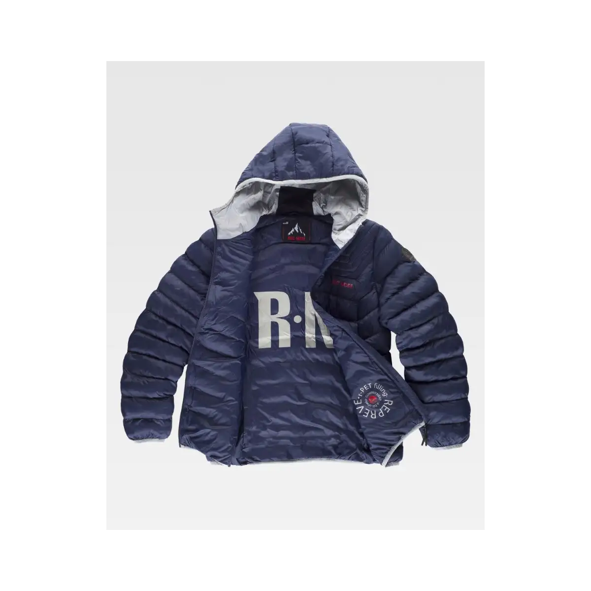 CHAQUETA CON CAPUCHA Y RELLENO SOSTENIBLE MUJER