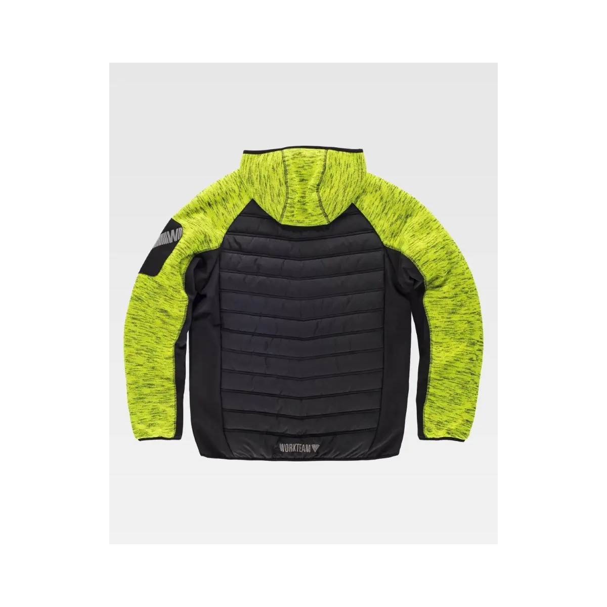 CHAQUETA DE PUNTO ACOLCHADA CON CAPUCHA