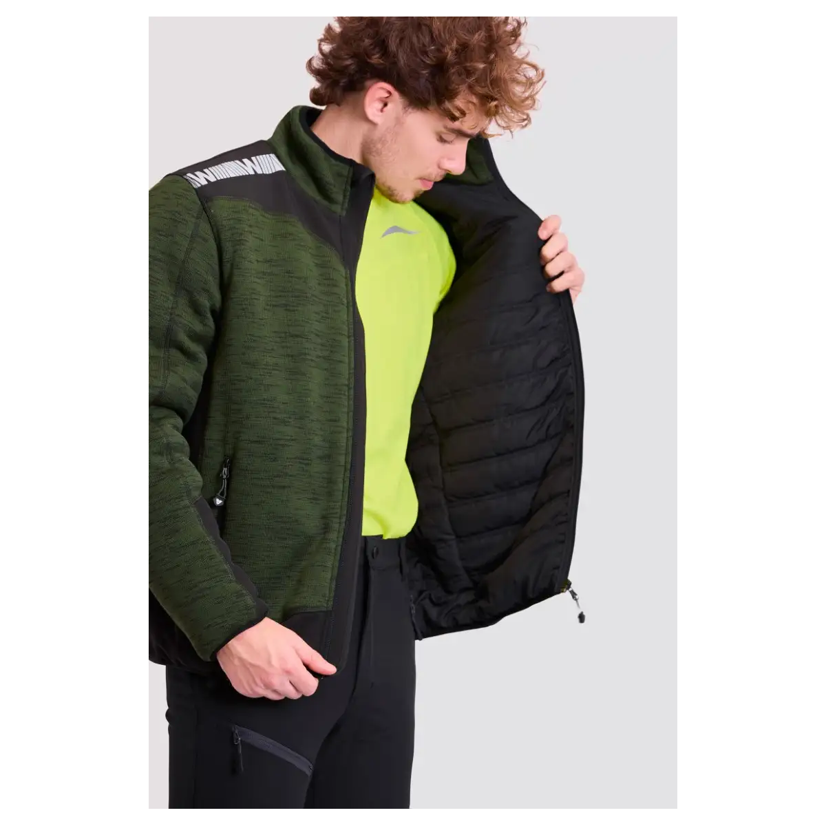 CHAQUETA DE PUNTO ACOLCHADA