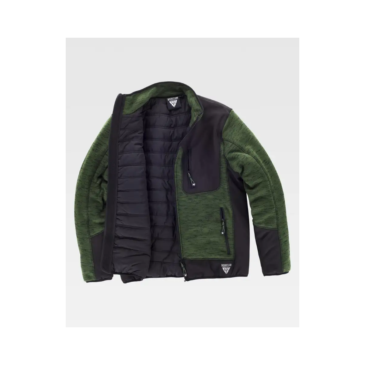 CHAQUETA DE PUNTO ACOLCHADA