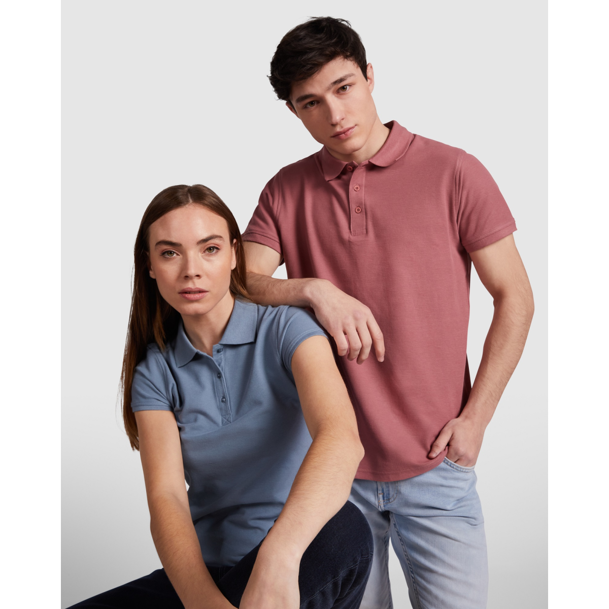 POLO MUJER MANGA CORTA ALGODÓN COLORES