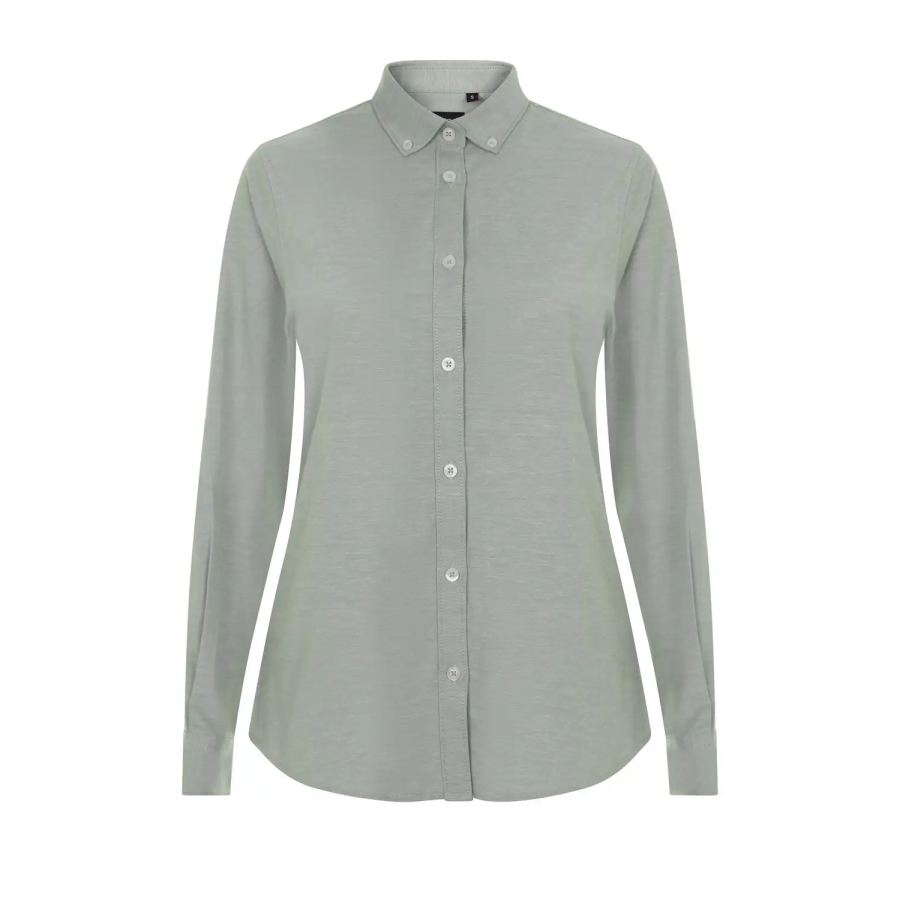 ⭐ CAMISA MUJER OXFORD MANGA LARGA STRETCH | Azules de Vergara