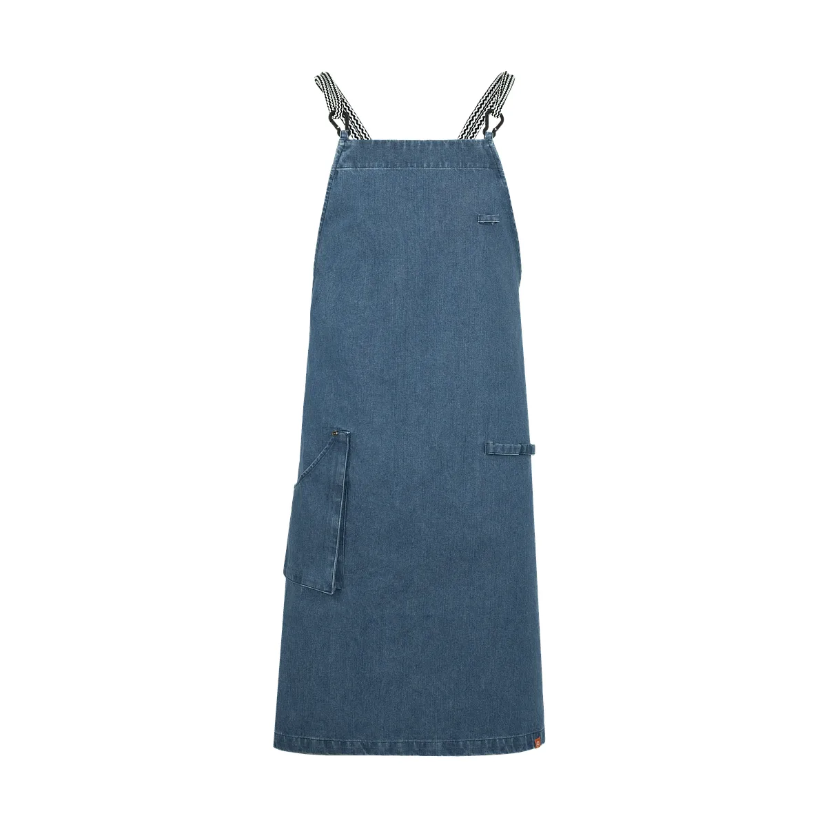 DELANTAL PETO ARNES CRUZADO DENIM CAMARERO