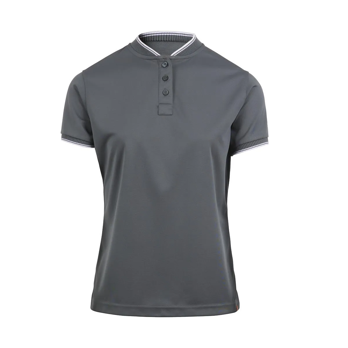 POLO TRANSPIRABLE MUJER MANGA CORTA CUELLO MAO