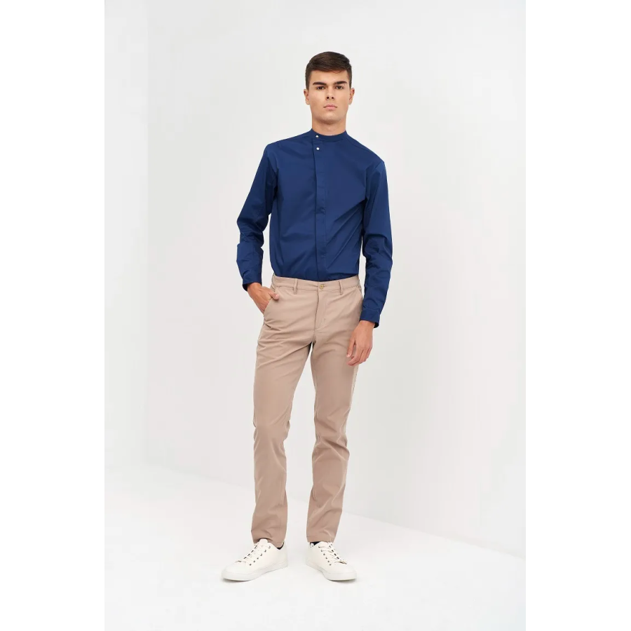 PANTALON CHINO HIDROFUGADO SLIM FIT BEIGE