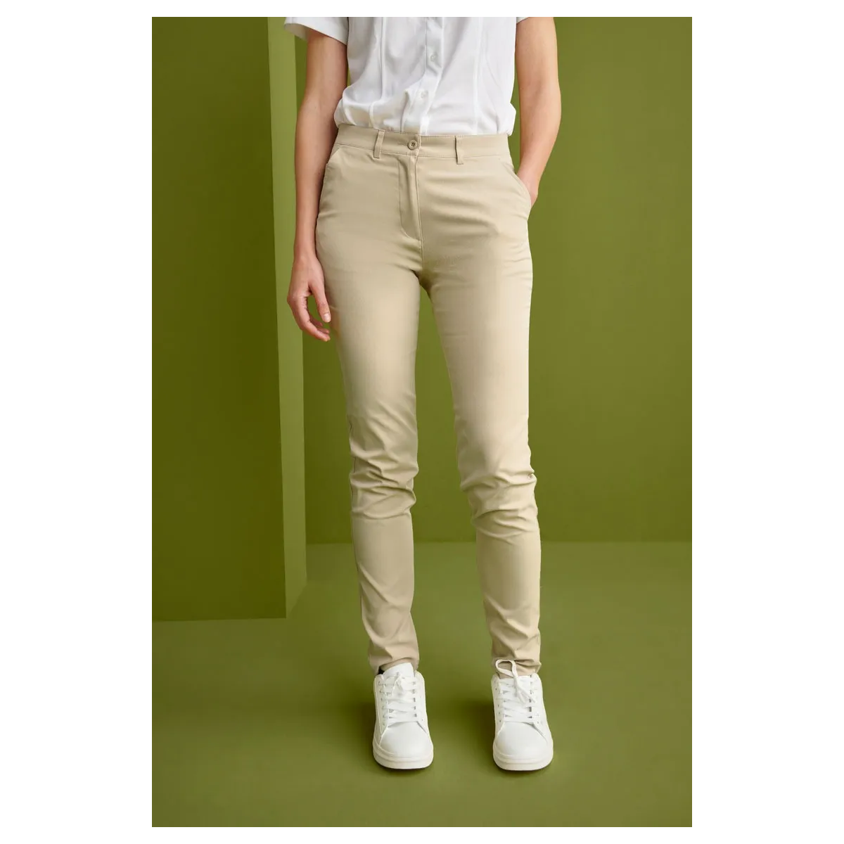 PANTALON CHINO MUJER SLIM FIT RESISTETE LEJIA