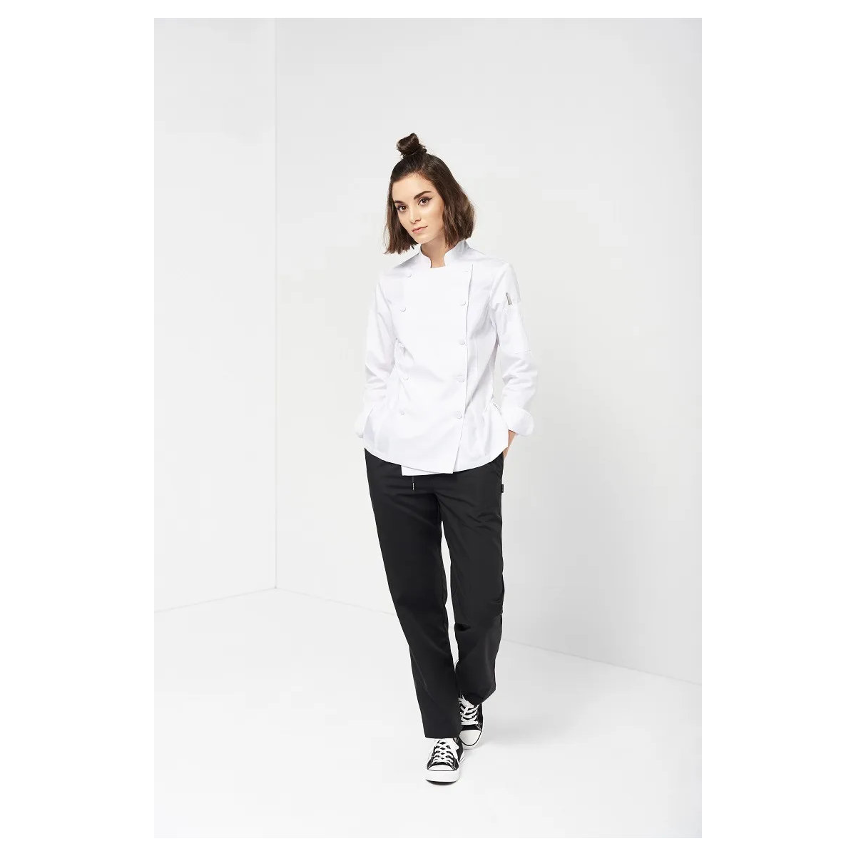 PANTALON DE COCINA BOLSILLOS Y CORDON