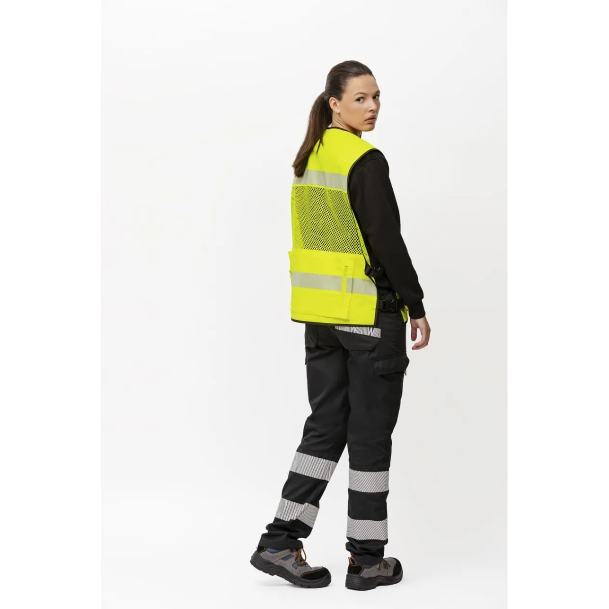 CHALECO ALTAVISIBILIDAD REJILLA AJUSTE LATERAL
