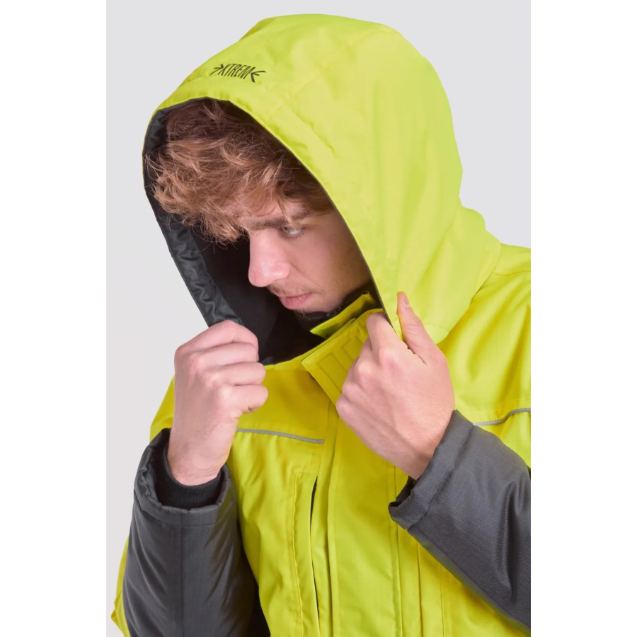 PARKA BICOLOR PARA FRIO EXTREMO USO DE CAPUCHA