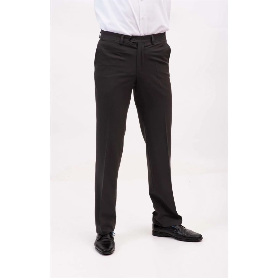 PANTALÓN STRETCH HOSTELERÍA RECEPCIÓN GRIS FRENTE