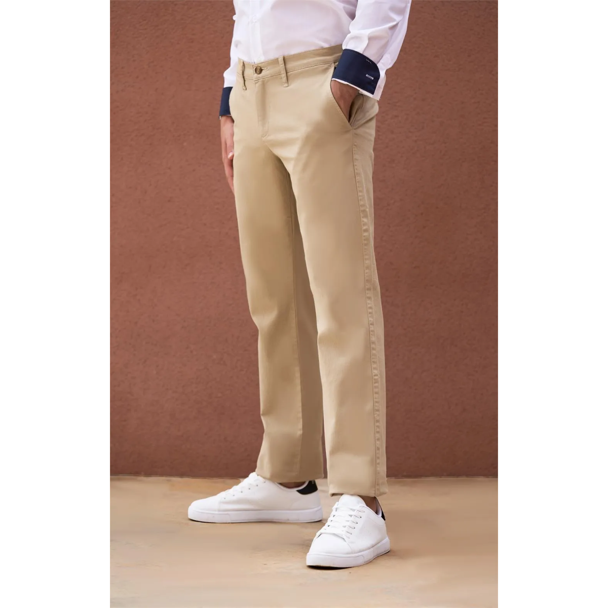 PANTALÓN CHINO HOMBRE STRETCH COMERCIO