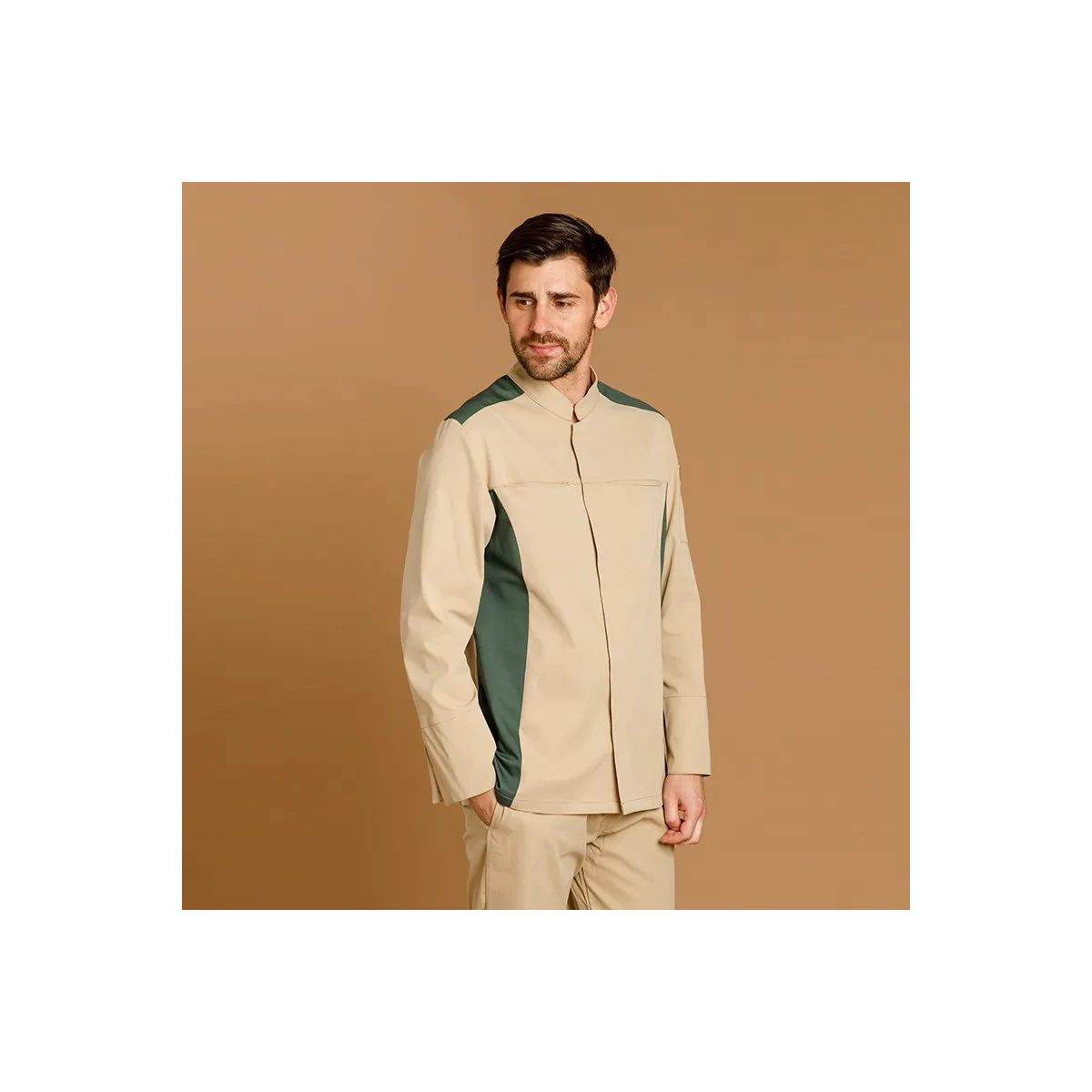 CHAQUETILLA HOMBRE MICROFIBRA BICOLOR