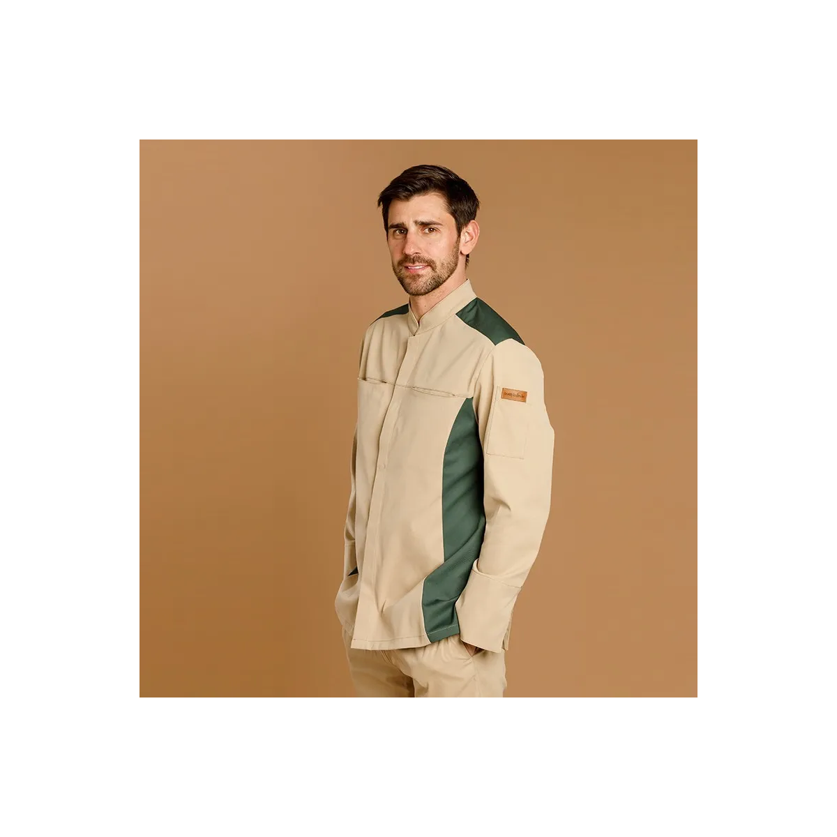 CHAQUETILLA HOMBRE MICROFIBRA BICOLOR