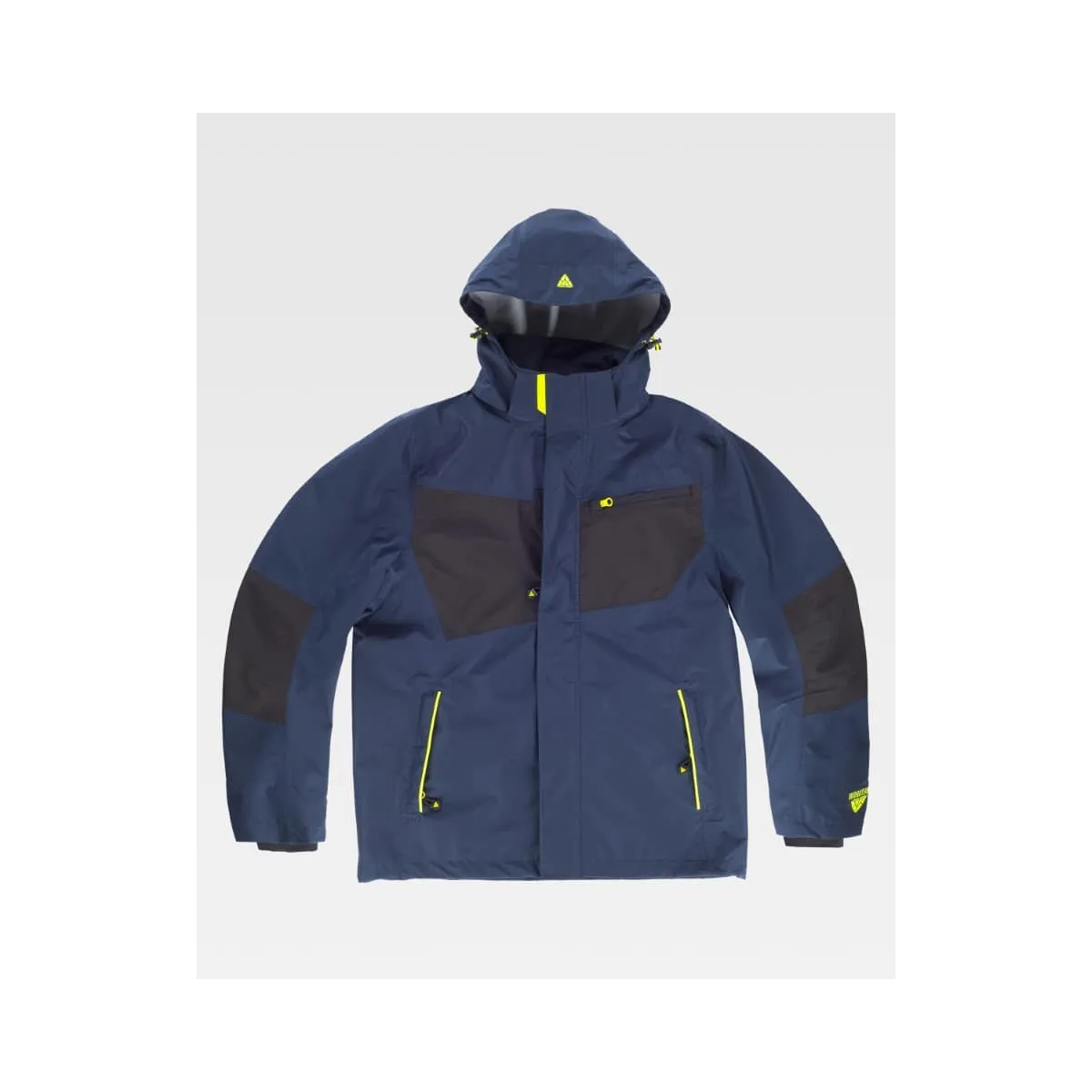 CHAQUETA IMPERMEABLE TRANSPIRABLE CON CAPUCHA
