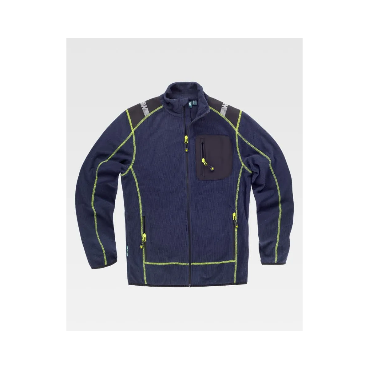 CHAQUETA POLAR RIBETES CONTRASTE INDUSTRIA