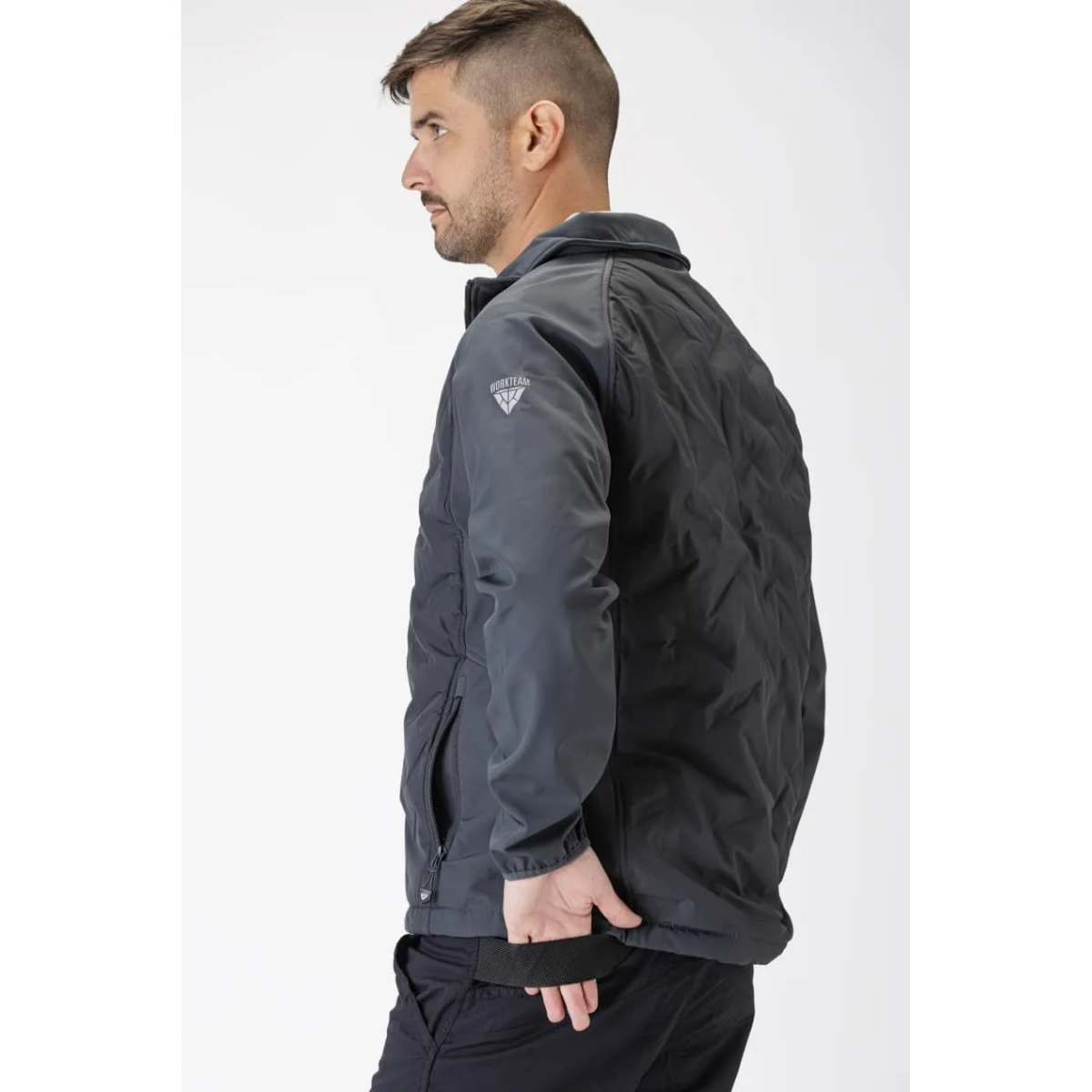 CHAQUETA WORKSHELL ELÁSTICA ACOLCHADA