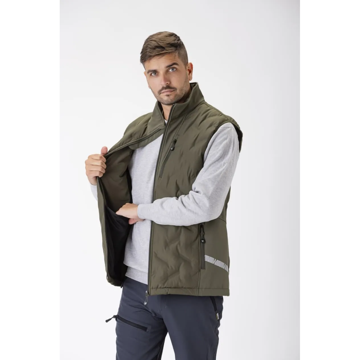 CHALECO WORKSHELL ELÁSTICA ACOLCHADA