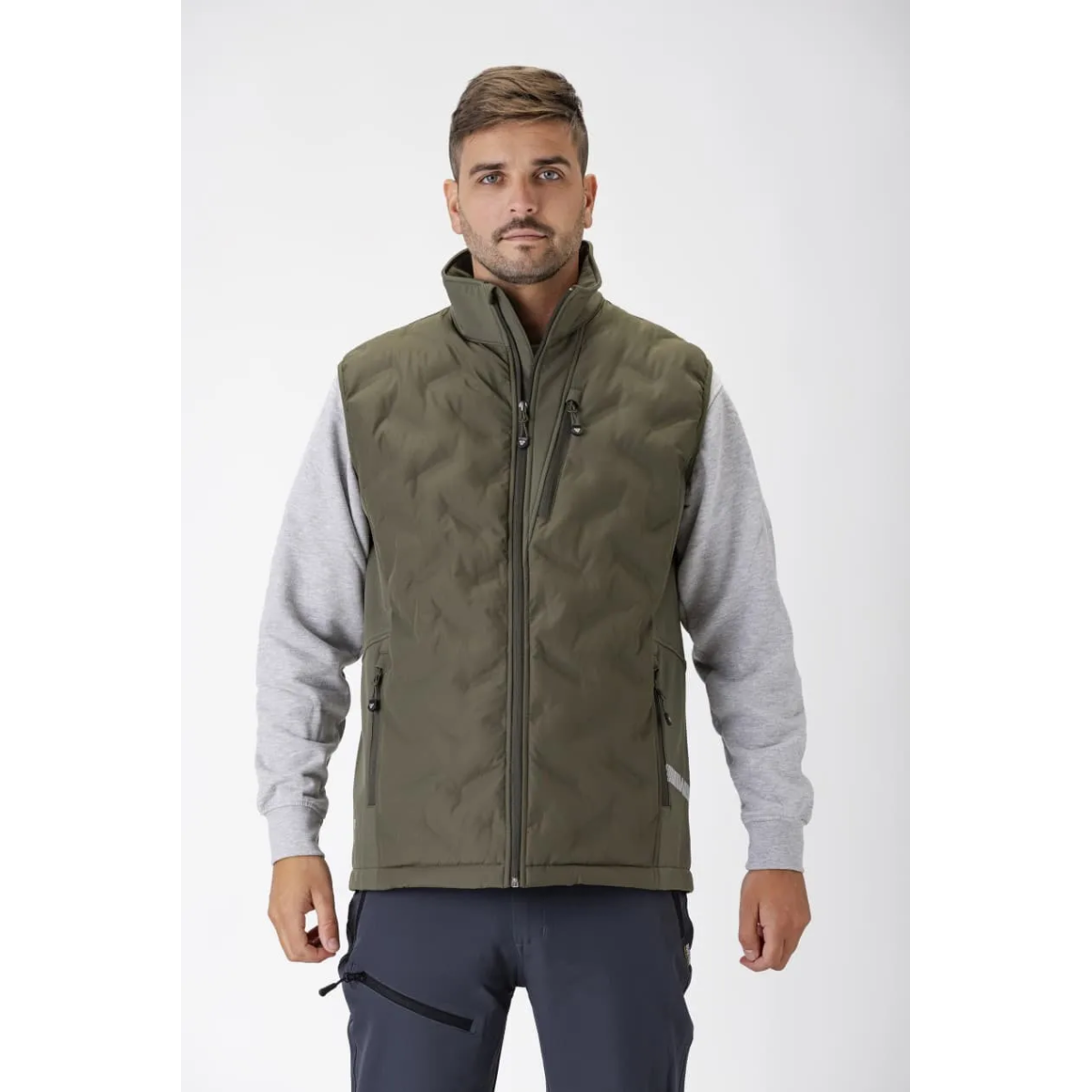 CHALECO WORKSHELL ELÁSTICA ACOLCHADA