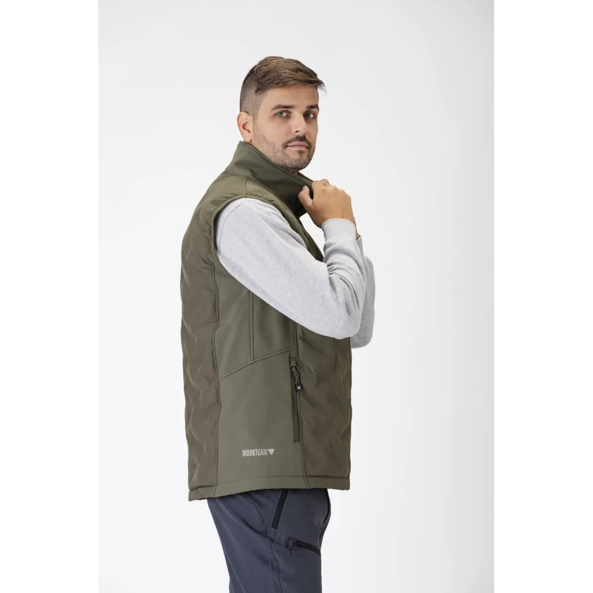 CHALECO WORKSHELL ELÁSTICA ACOLCHADA