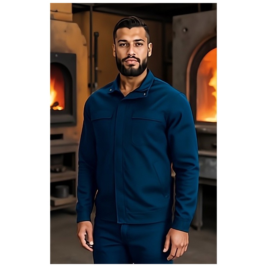 CHAQUETA IGNÍFUGA 100% ALGODÓN FR